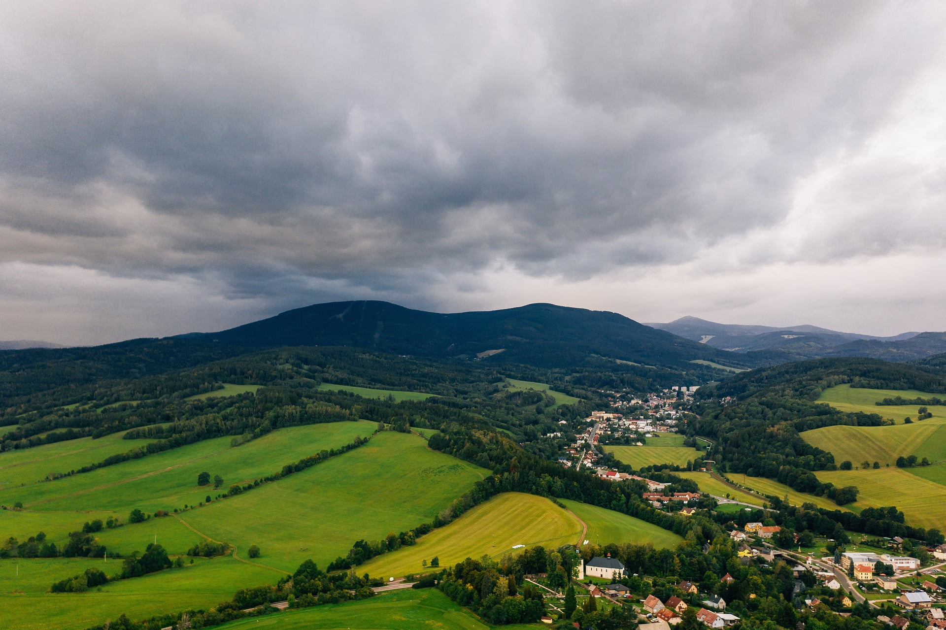 Panorama des Riesengebirges