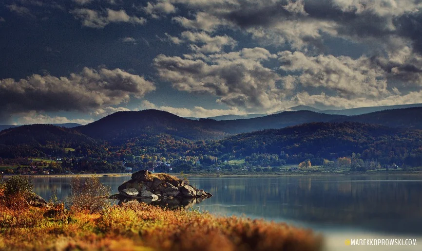 Sosnówka bei Karpacz, Blick auf den Stausee