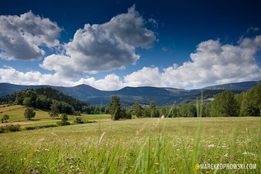 Sosnówka, Riesengebirge, Umgebung des Korona-Karkonoszy-Herrenhauses