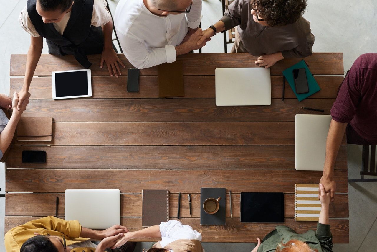 Employee relations - group of people in the office