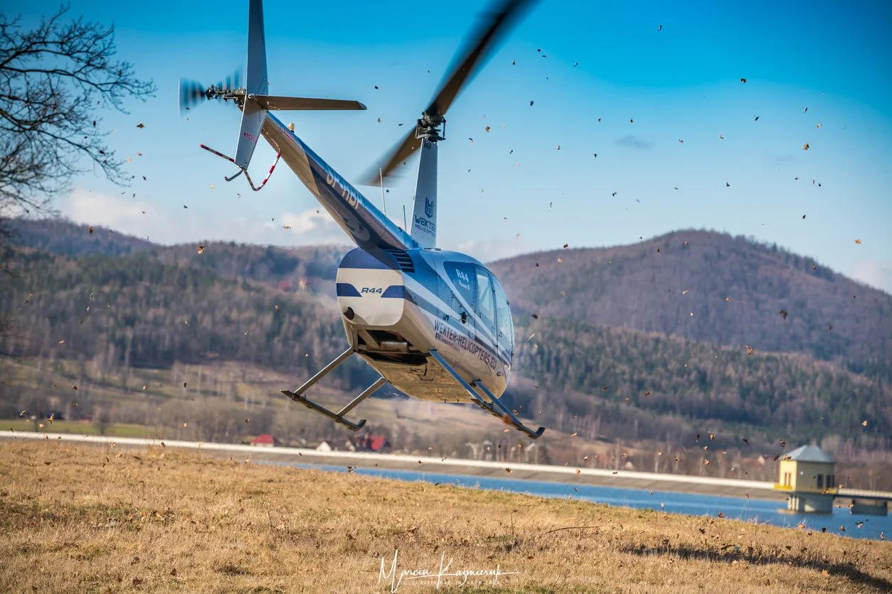 Organizacja wyjazdów firmowych - atrakcje na event, helikopter
