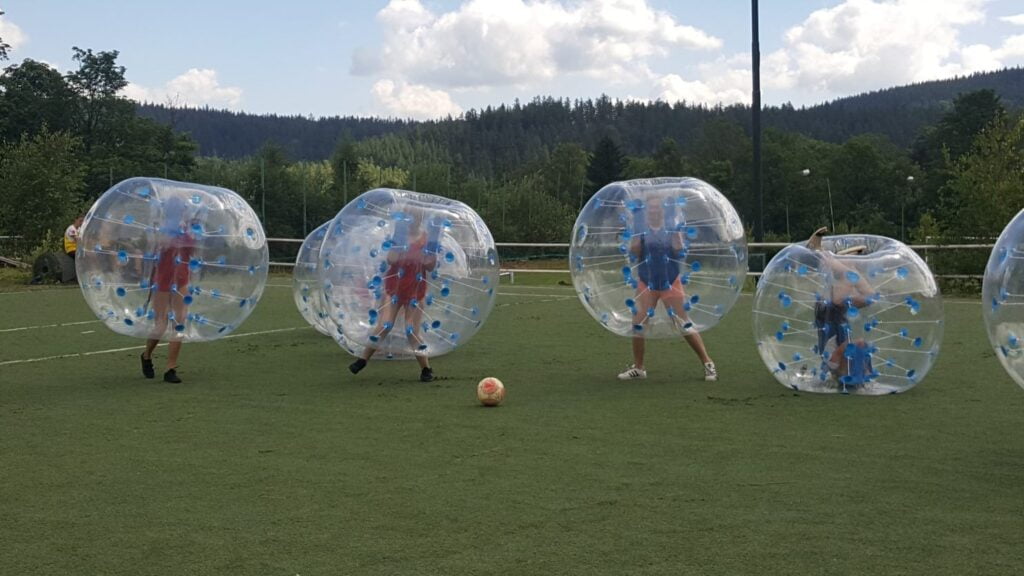 Bubble football - integration events for companies