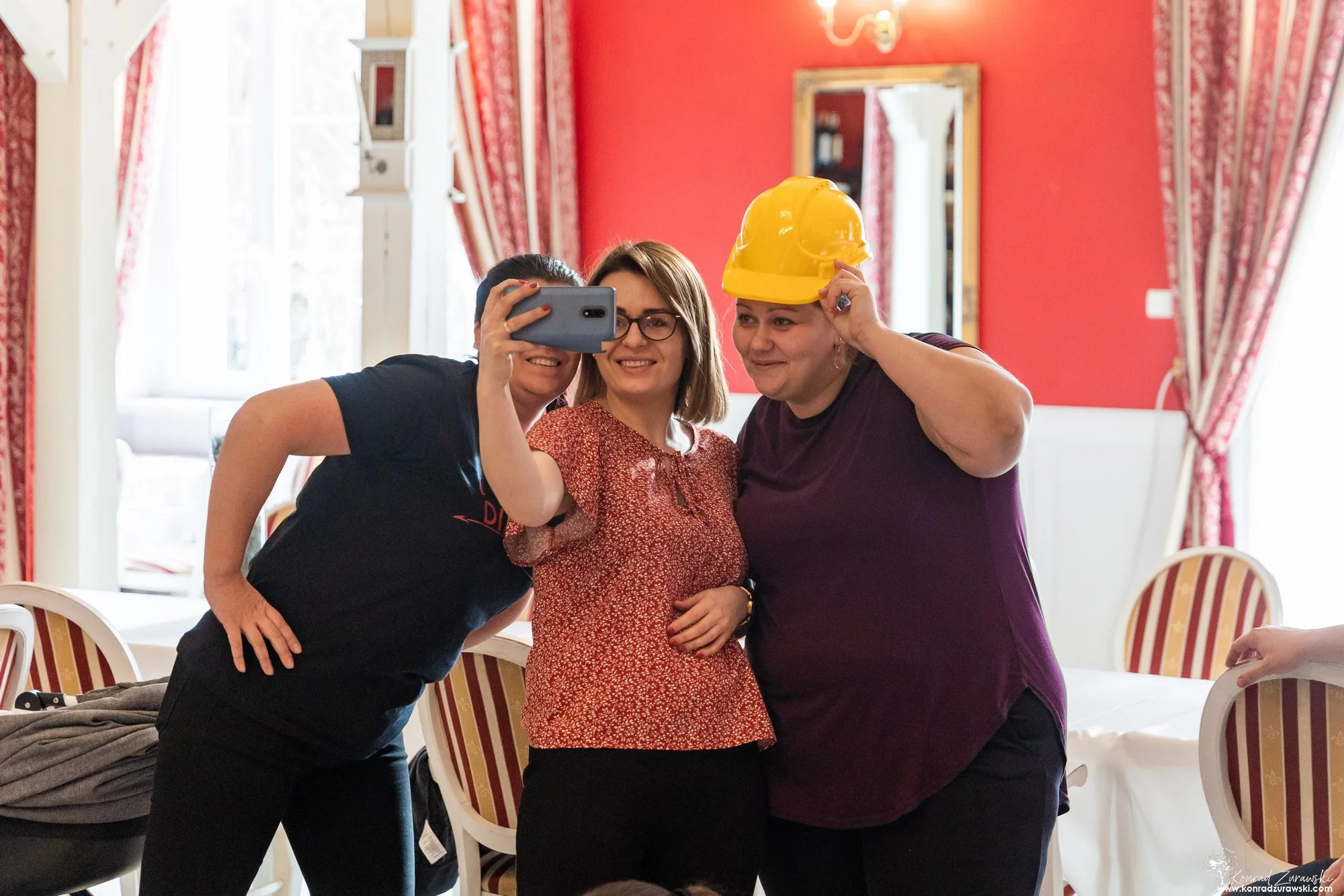 Construction of the Goldberg machine, corporate event at Dwór Korona Karkonoszy