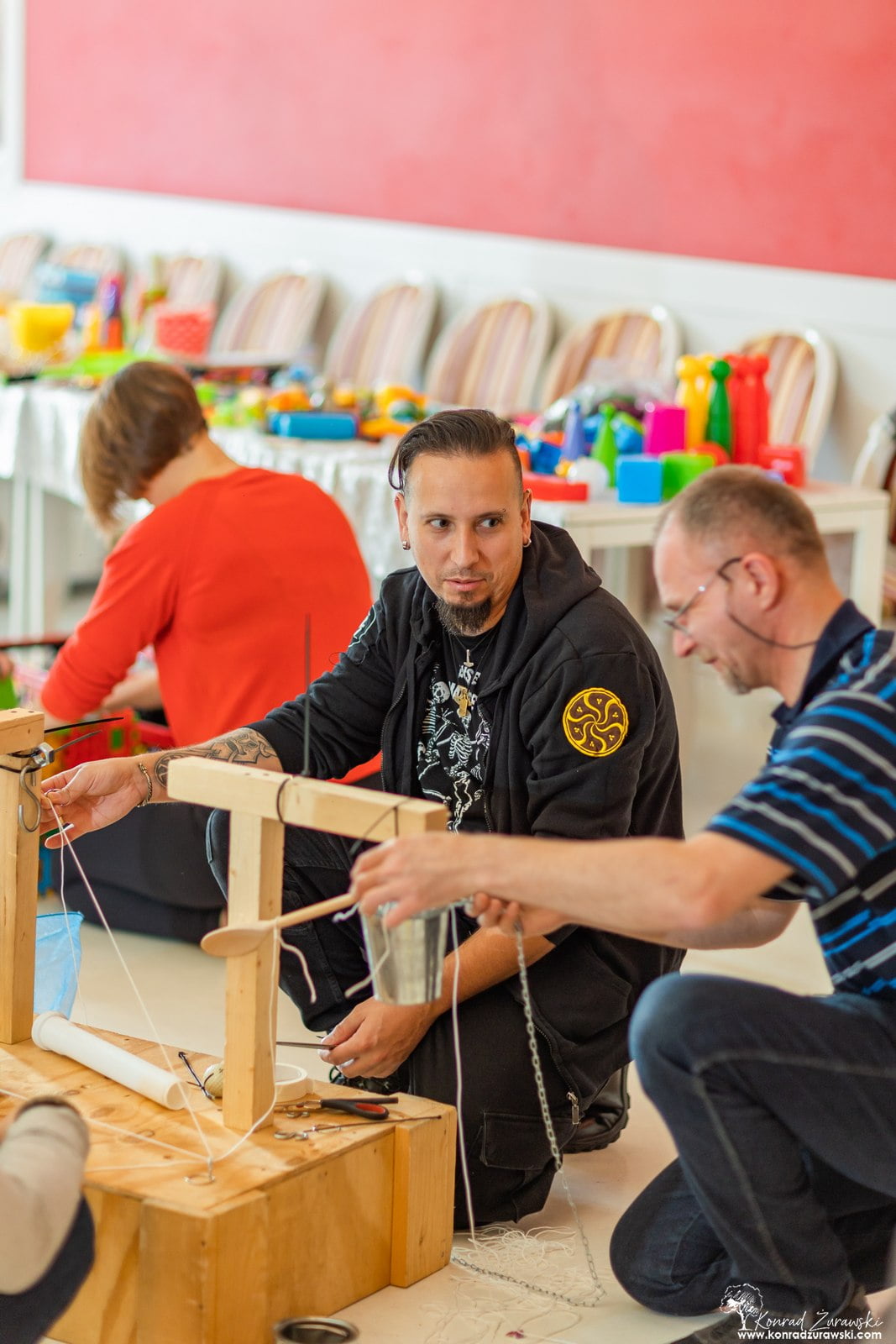 Corporate event - construction of the Goldberg machine at Dwór Korona Karkonoszy