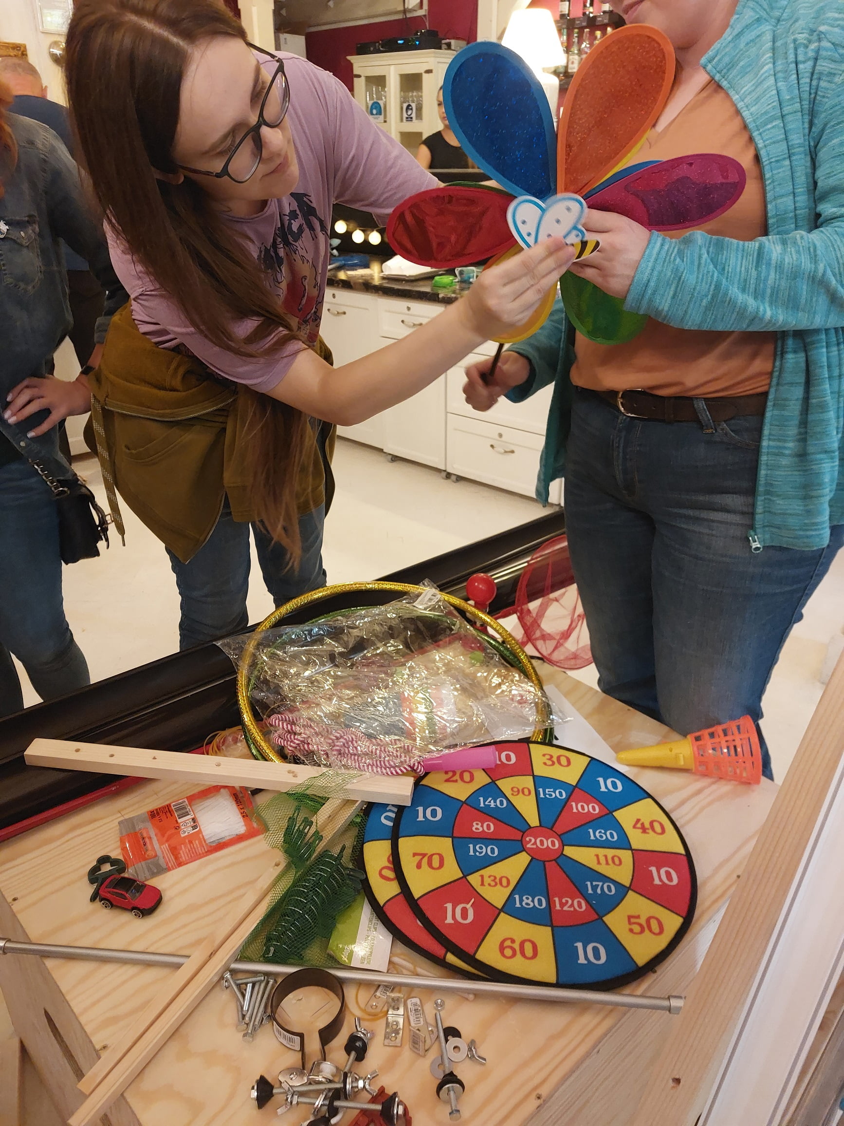 Construction of the Goldberg machine, corporate event at Dwór Korona Karkonoszy, employee integration