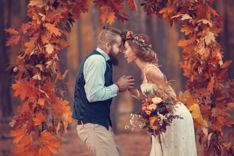Menu for an autumn wedding - tasty and colorful