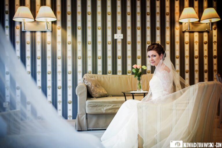 Wedding and wedding in glamor style