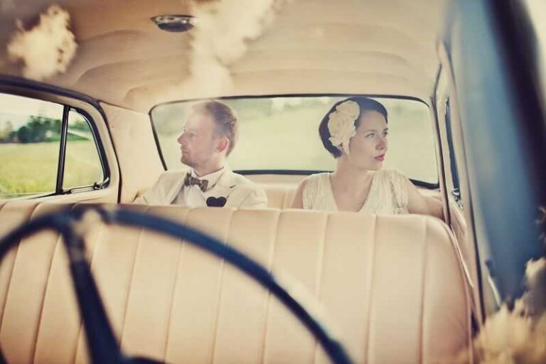 A candy wedding in the style of the 50s.