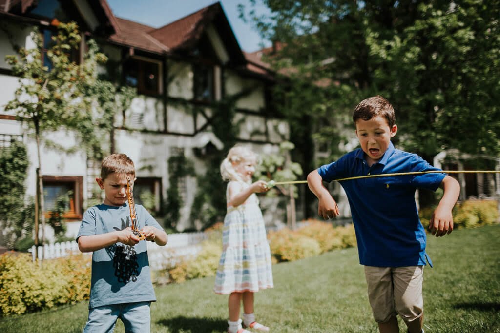 Attraktionen für Kinder bei der Hochzeit