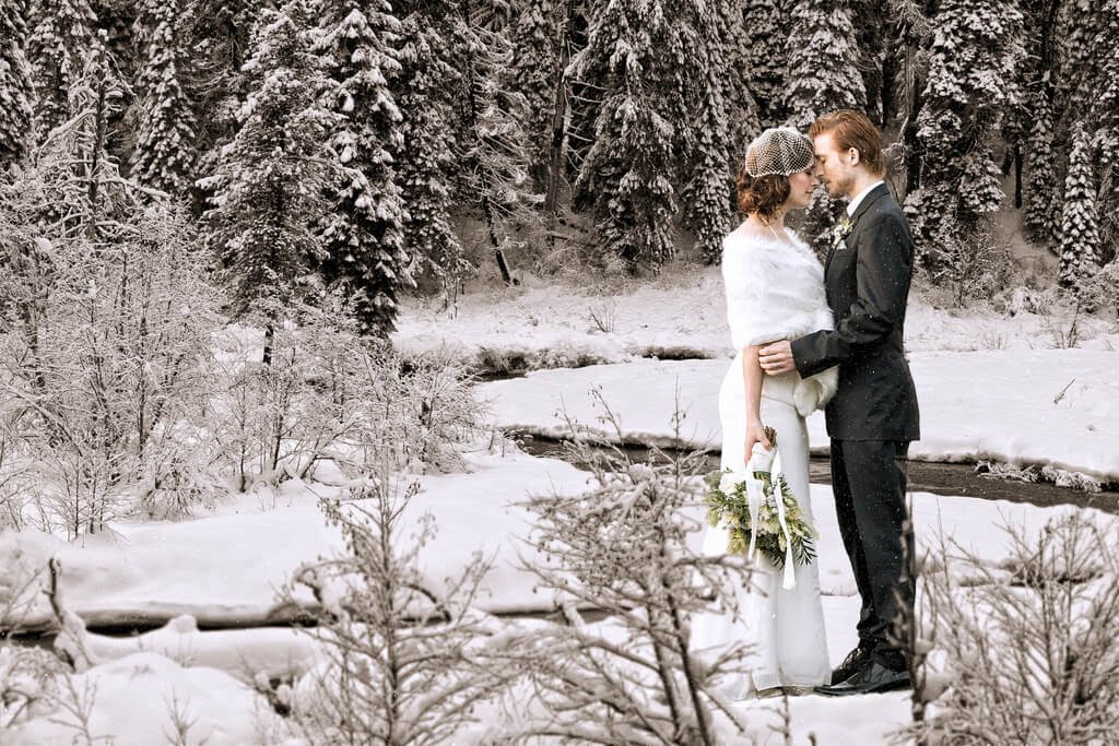 wedding in winter