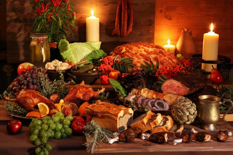 Hochzeitsmenü Essen für die Winterhochzeit