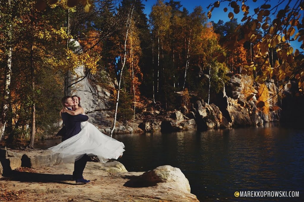 Eine Hochzeit im Oktober in den Bergen