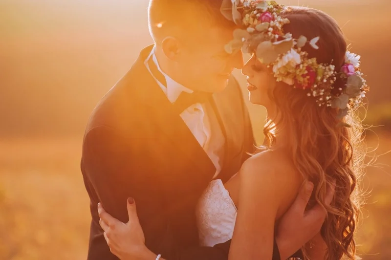 wedding wreath of flowers