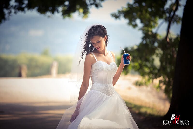 delicate wedding dress