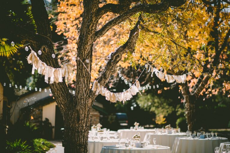 Hochzeit im Garten: eine Handvoll Inspiration für das Brautpaar