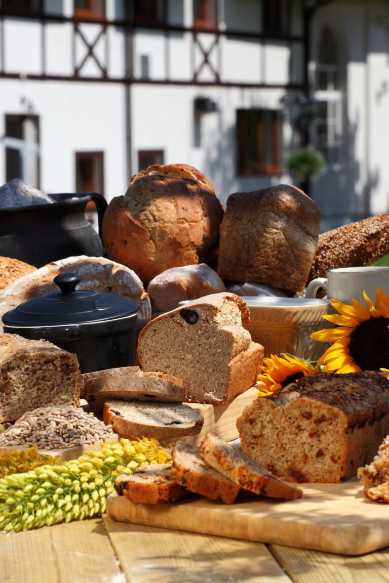 Brot zubereitet in Dwór Korona Karkonoszy Sosnówka bei Karpacz