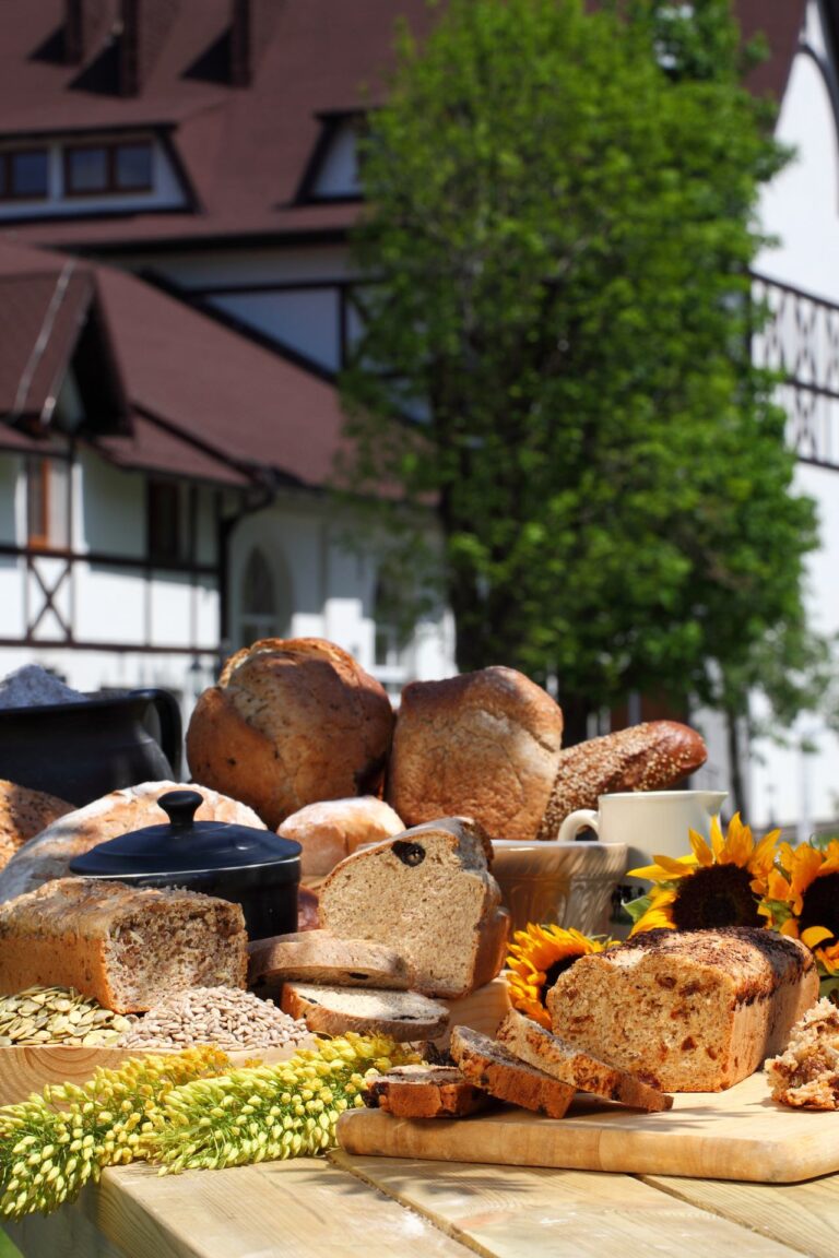 Brot zubereitet in Dwór Korona Karkonoszy Sosnówka bei Karpacz