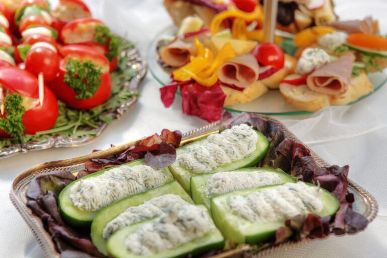 Snacks für die Hochzeit, Catering, Vorspeisen für die Hochzeit