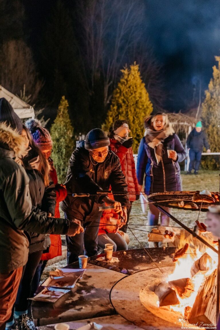Company bonfire in the Grill Center, integration event, Sosnówka near Karpacz