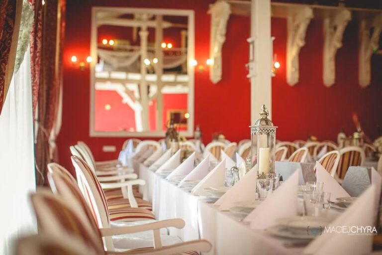 table setting for a wedding or ball, Karpacz, Sosnówka