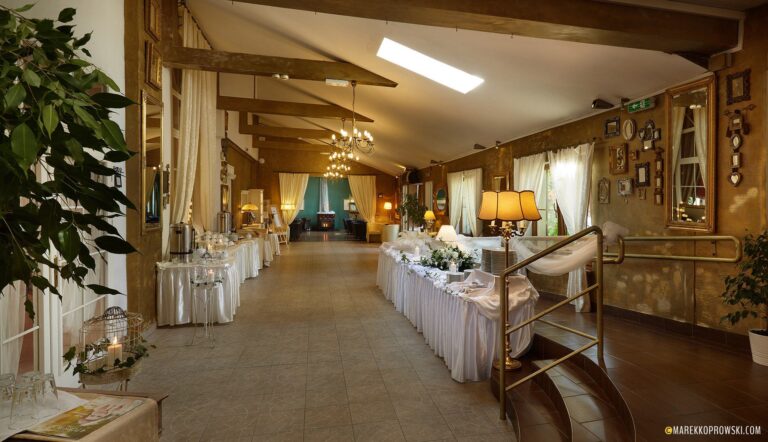 The Golden Hall, a wedding hall in Lower Silesia, the Crown of the Karkonosze Court in Sosnówka near Karpacz