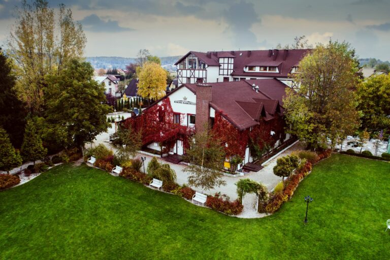 Dwór Korona Karkonosze in Sosnówka near Karpacz, view from above