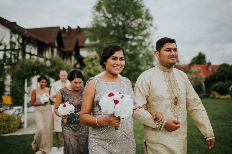 Hochzeit im Garten, internationale Hochzeit im Freien, Dwór Korona Karkonoszy Sosnówka bei Karpacz