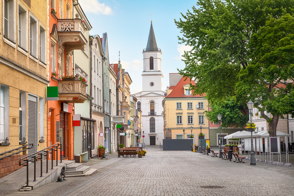 Zielona Góra centrum