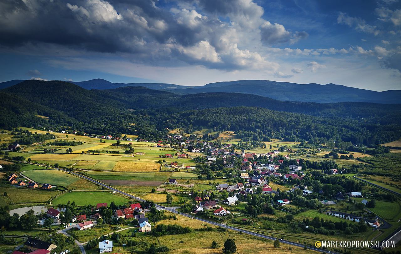 Sosnówka near Karpacz, a historic summer resort in the mountains