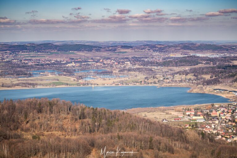 Zalew Sosnówka bei Karpacz, Blick von der Seite der Kapelle St. Anna