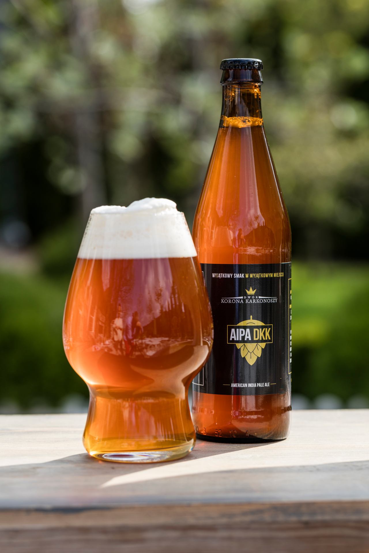 Craft Beer, AIPA von Dwór Korona Karkonosze in Sosnówka bei Karpacz