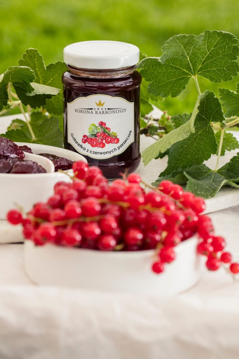 red currant jelly, own production, Dwór Korona Karkonoszy Sosnówka near Karpacz