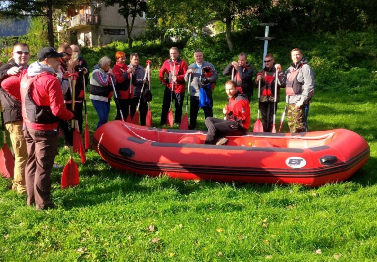 company events, team building, rafting