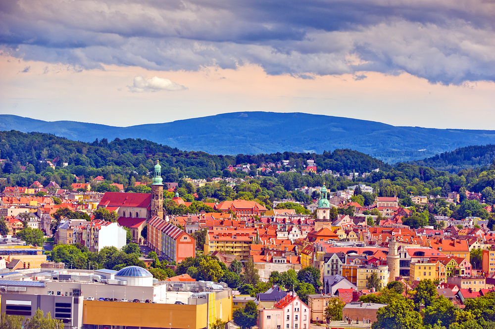 Jelenia Góra panorama miasta