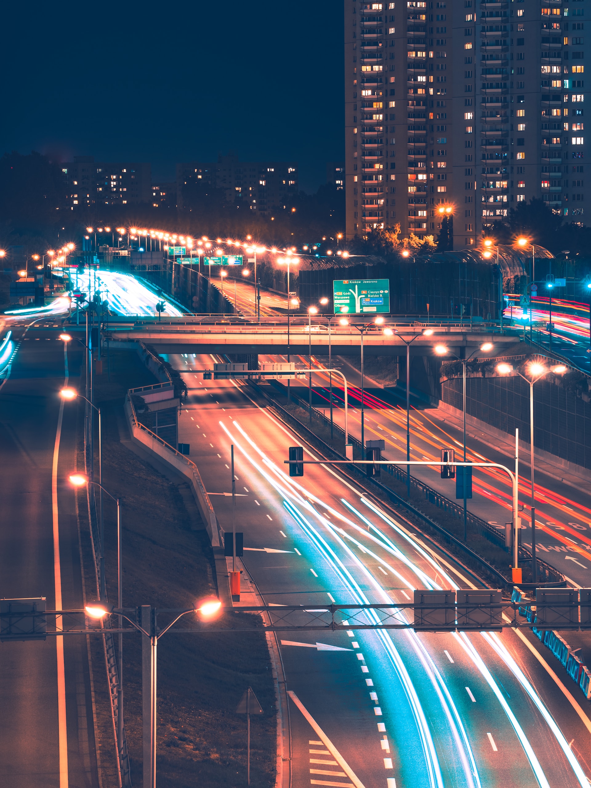 Katowice nocą
