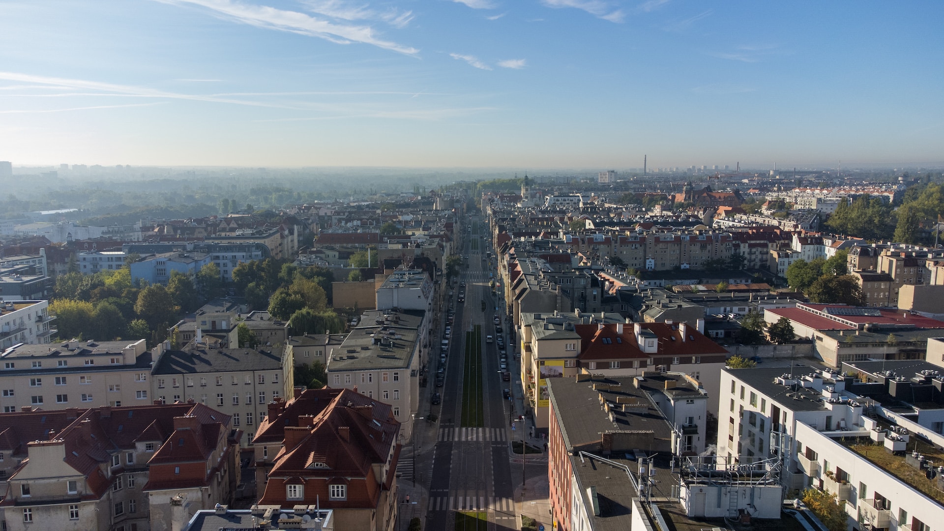 Poznań widok z góry