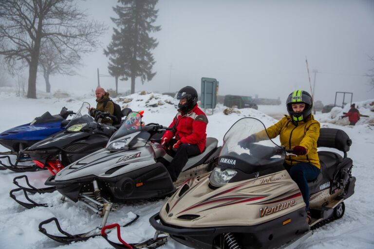 Corporate events in winter - snowmobiling and other attractions